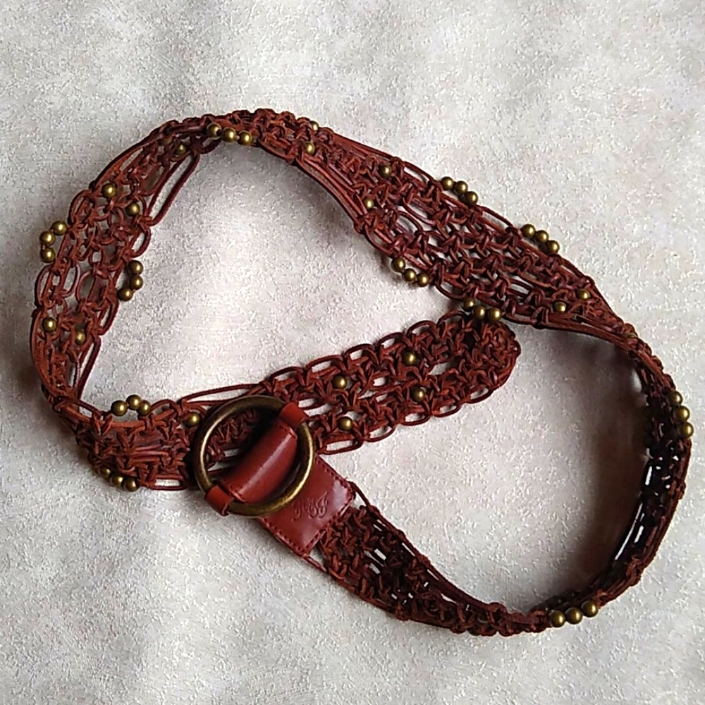 Abercrombie and fitch Brown Leather Belt Size XS/S